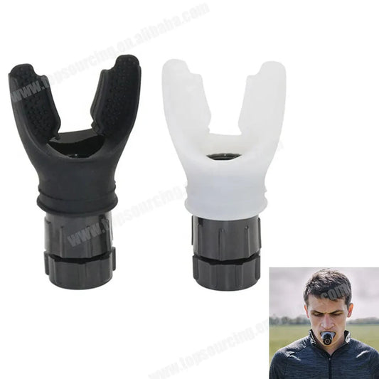Silicone Breathing Exercise Device, Lung Breath Trainer, Respirator Mouthpiece