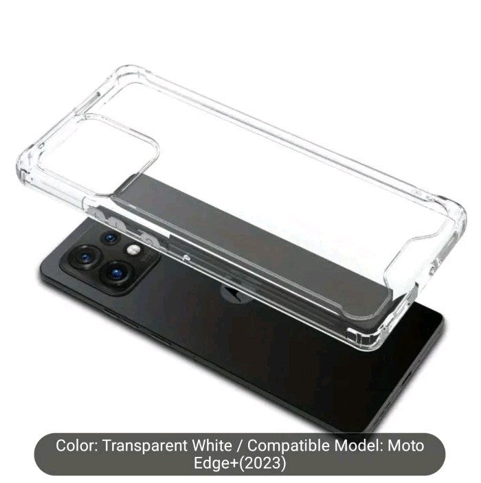 Avizar Case for Motorola Edge 40 Pro Shockproof bumper, Transparent