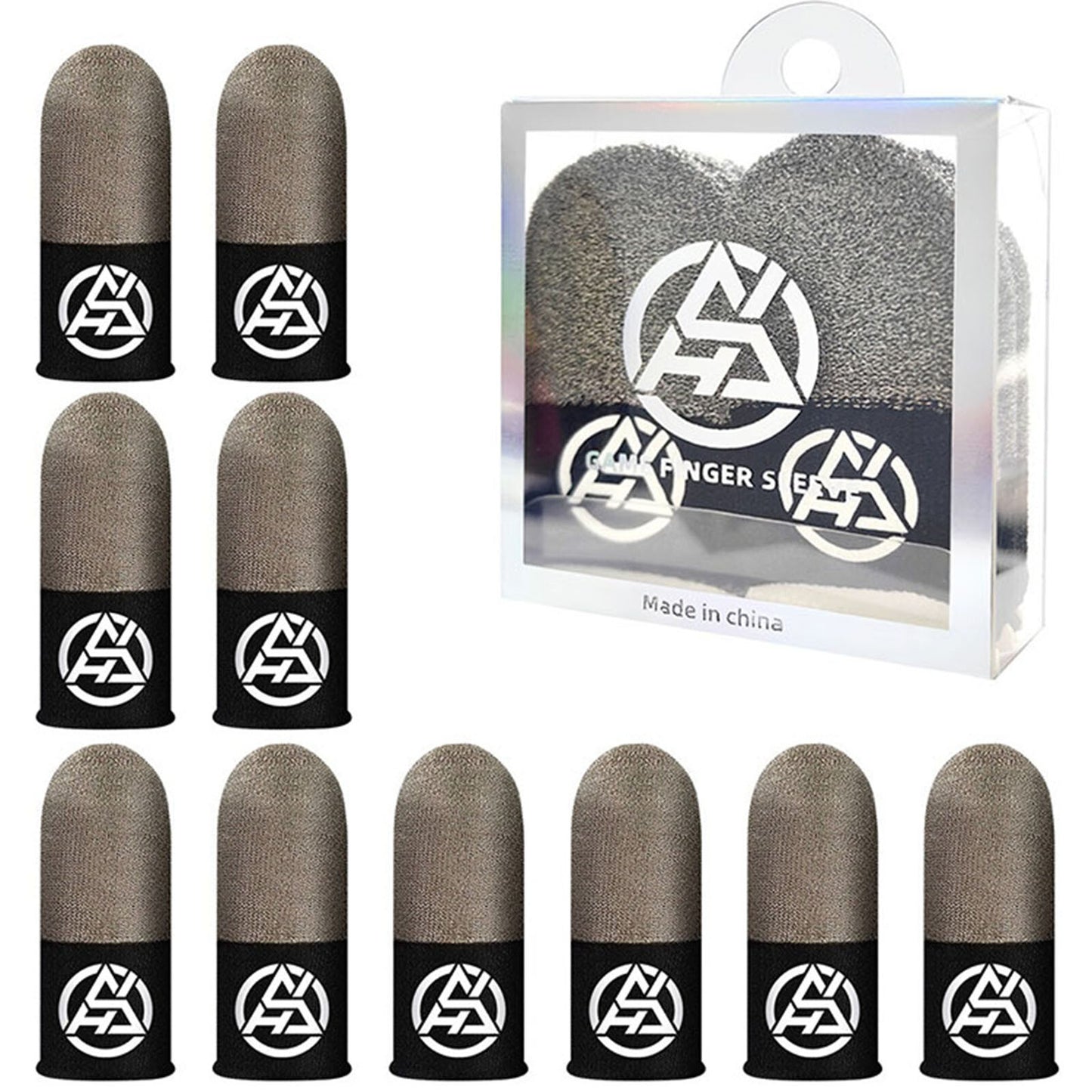 Game Finger Sleeves Anti-sweat Cover Thumbs Gloves for Smart Touch Screen Phones