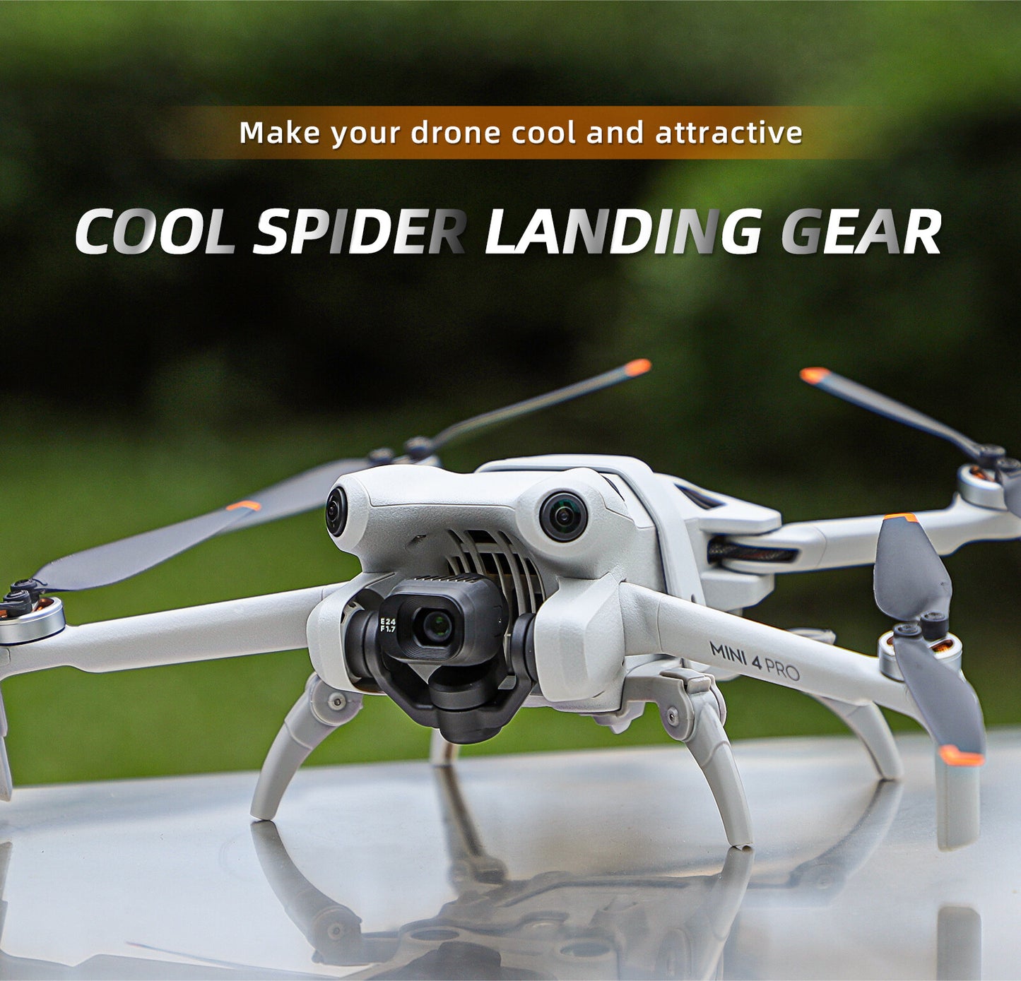 Landing Gear Heightened Spider For DJI Mini 4 Pro Drone Protector Accessories