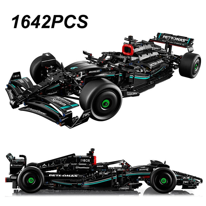 1642PCS Technical Fomula F1 Racing Car Building Blocks Toy Gift For Children Kid