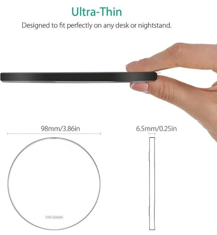 20W Wireless Charger Fast Charging Pad Mat For iPhone 16 Pro Max 15 14 13 12 XS