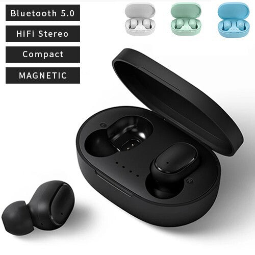 A6S TWS Stereo Airdots Headset Bluetooth 5.0 Earphone Headphone Earbuds Sport