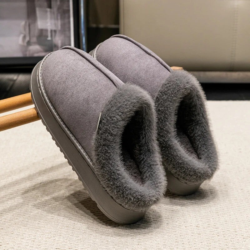 Cosy Fluffy Slippers - Soft Plush Indoor Shoes for Women Winter Warm Comfy Wear
