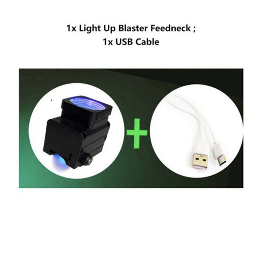 Gel Blaster UV LED Light Hopper UV Attachement +7000 Glow In Dark Refill