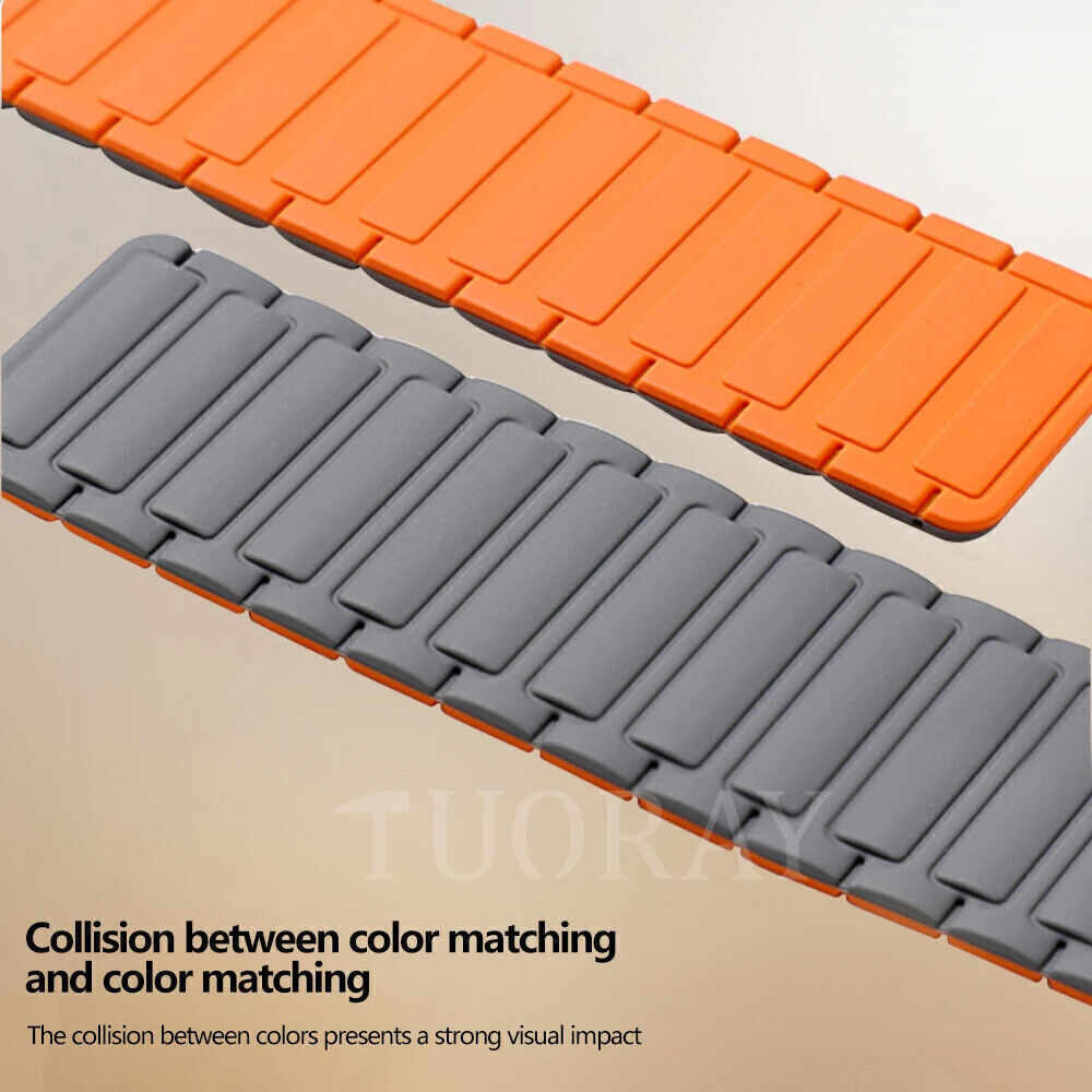 Quick Fit Silicone Band for Samsung Galaxy Watch Ultra 47mm Magnetic Loop Strap