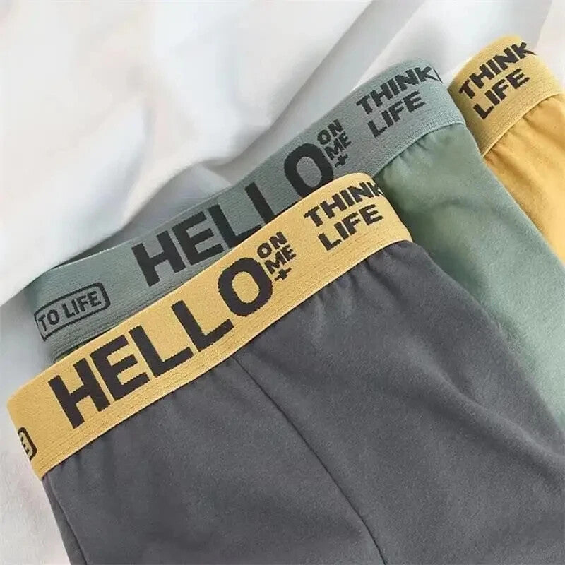 Calzoncillos Bóxer De Alta Elasticidad Para Hombre Ropa Interior Masculina