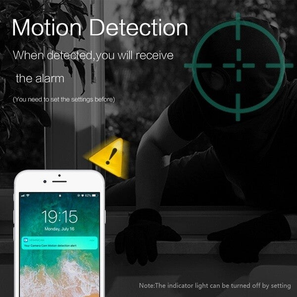 Camara De Seguridad Wifi Para Casas IP HD Camaras Inalambricas Vision Nocturna