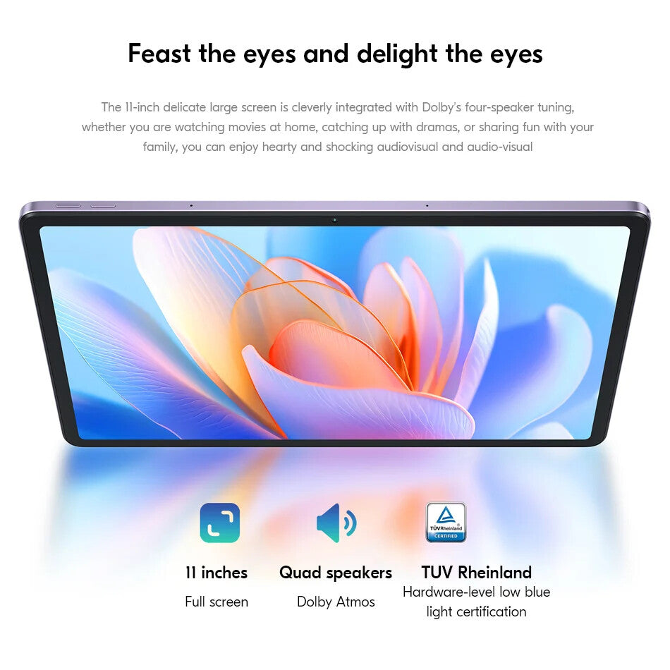 Pad 2024 Tablet 6 / 8GB 128GB Qualcomm Snapdragon 685 Octa Core 11" Screen WIFI