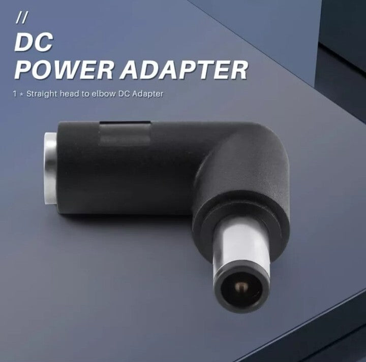 7.4x5.0 Straight head to 7.4x5.0 elbow DC Adapter Converter Connector for
