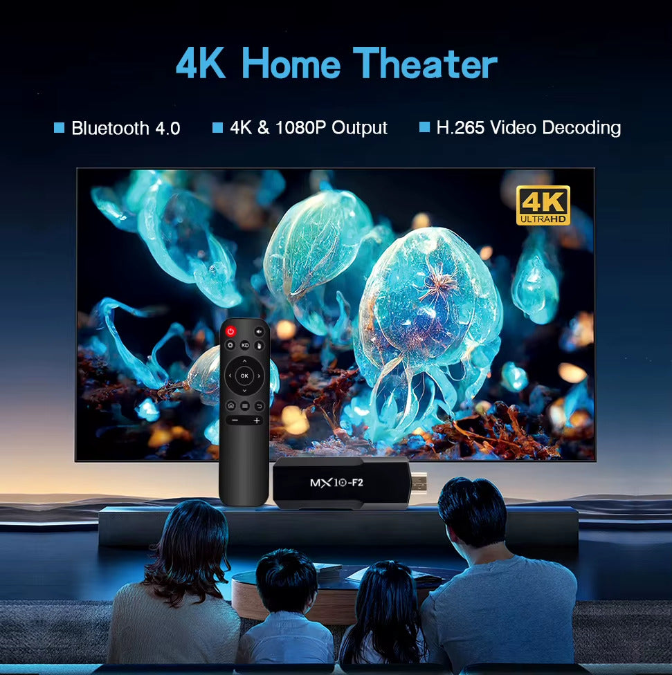 Android 13 Smart TV Stick 4K RK3228A Quad-Core TV Box 2.4G 5G Wifi Dual Frequenc