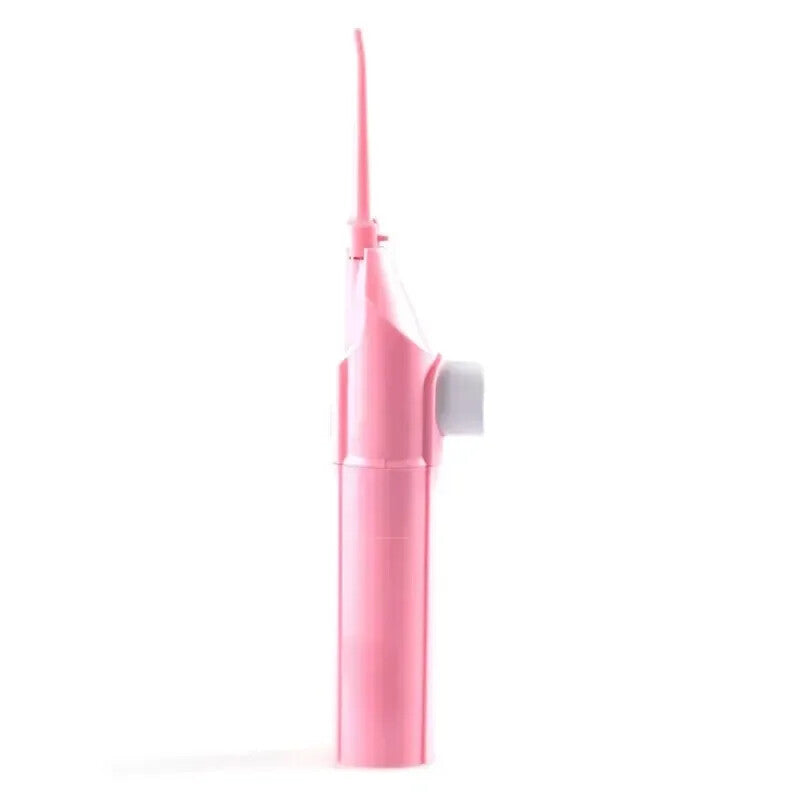 Portable High Pressure Oral Irrigator - Manual Teeth Cleaner, Water Dental Floss