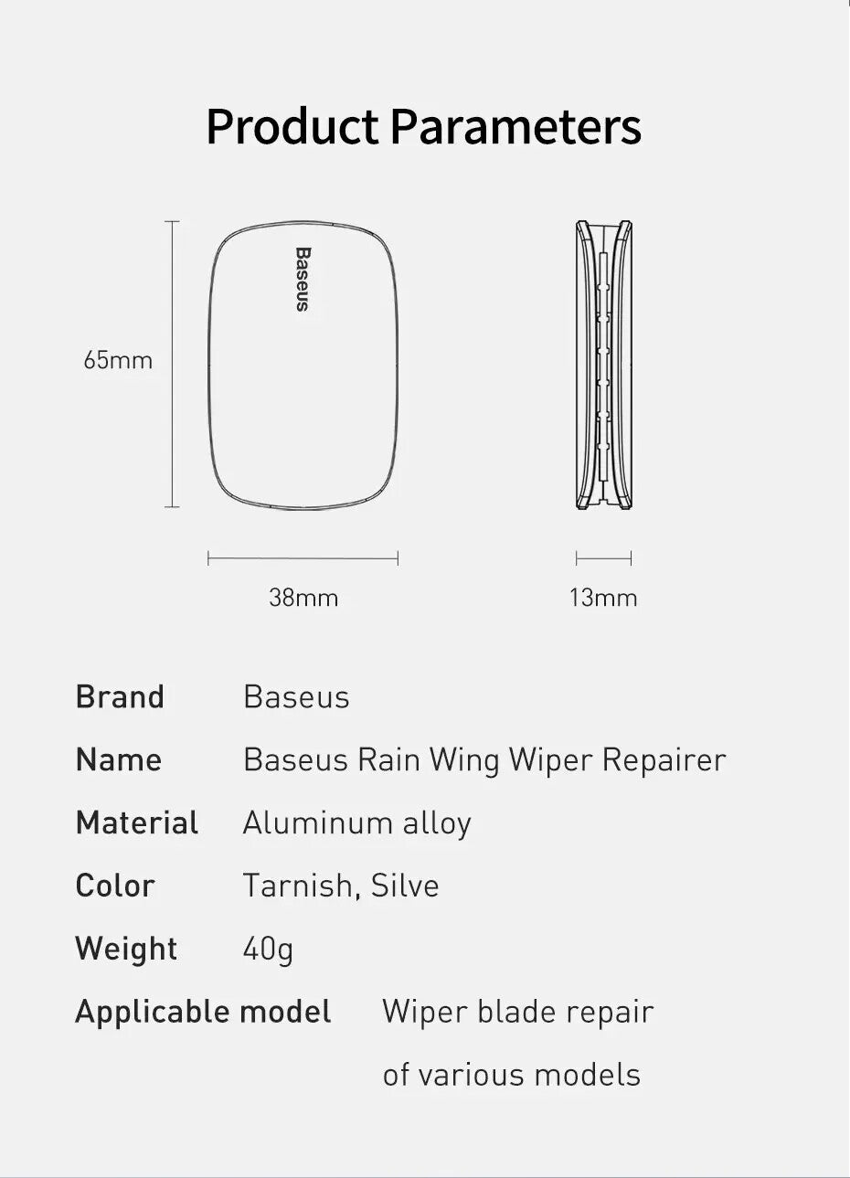 Car Wiper Repairer Rain Wing Windshield Wiper Tool Universal Refurbish
