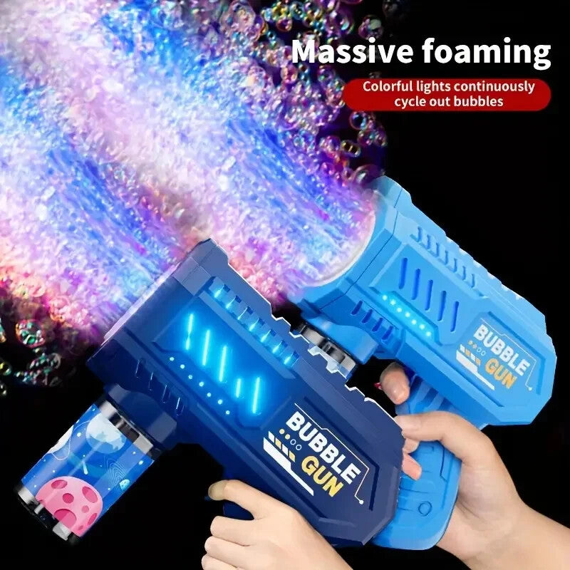 Kids Astronaut Electric Bubble Machine Bubble Gun Toy Auto Light Bubble Gun Toy