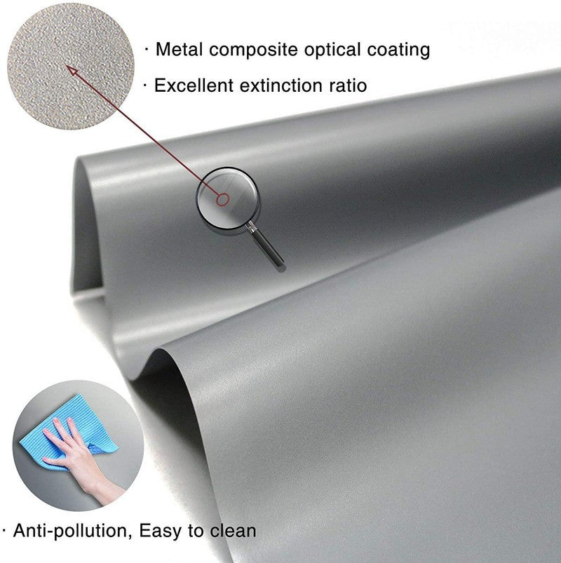 4:3 16:9 Anti Light 3D High Brightness Projector Screen Metal Screen with Hooks