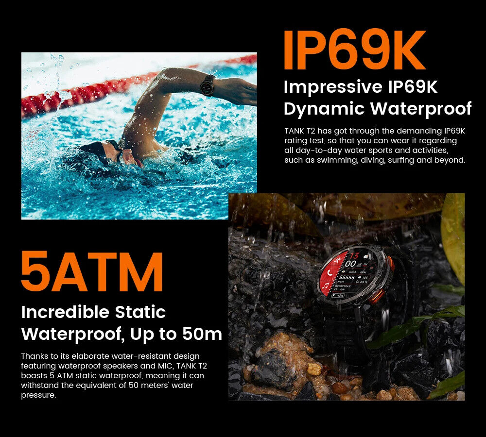 Smartwatches For Men SmartWatch Digital Fitness Electronic 5ATM Waterproof Sport