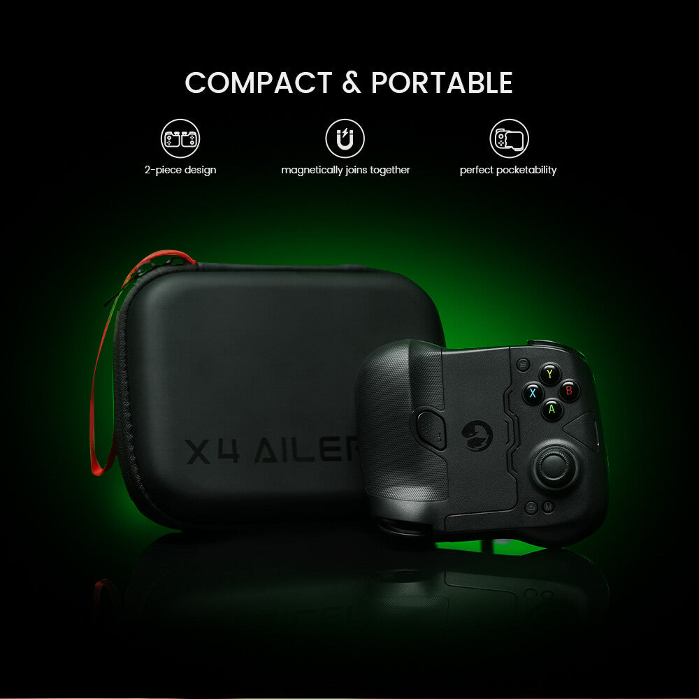 X4 Aileron Bluetooth Mobile Gamepad for Android with Hall Effect Joysticks