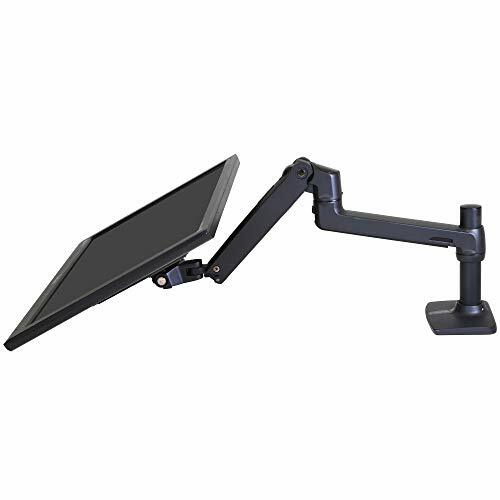 El Gotron LX Desk Mount Monitor Arm Matte Black 34-In (3.2 to 11.3kg) 45-241-224