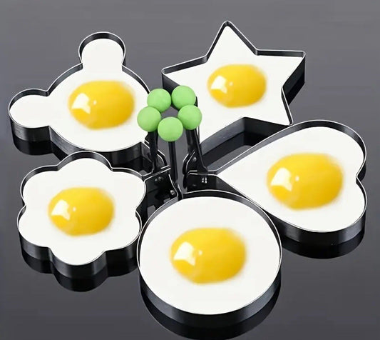 Molde redondo antiadherente para tortilla de panqueques, anillos de huevos de ac