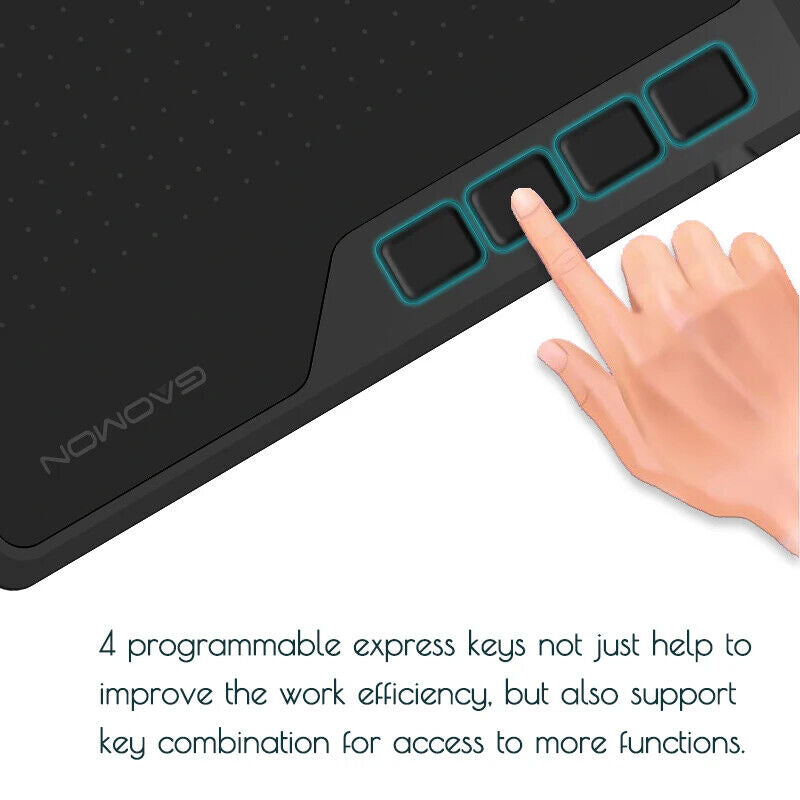 S620 6.5x4 Inch Anime Digital Graphic Tablet Art Writing Board for Drawing &Game