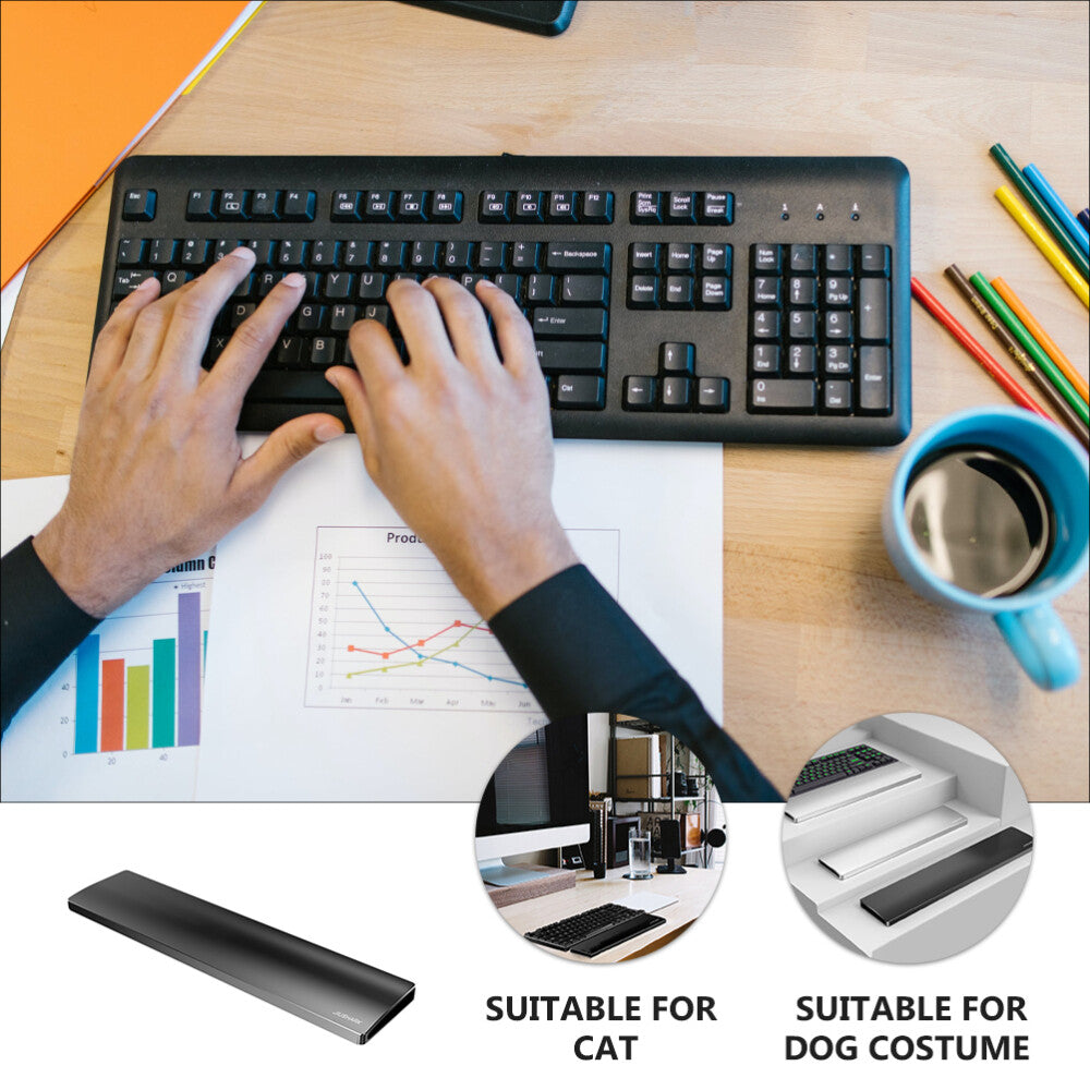 Aluminum Mechanical Keyboard Wrist Hand Rest Alloy 87 Keys Keyboard Hand Support