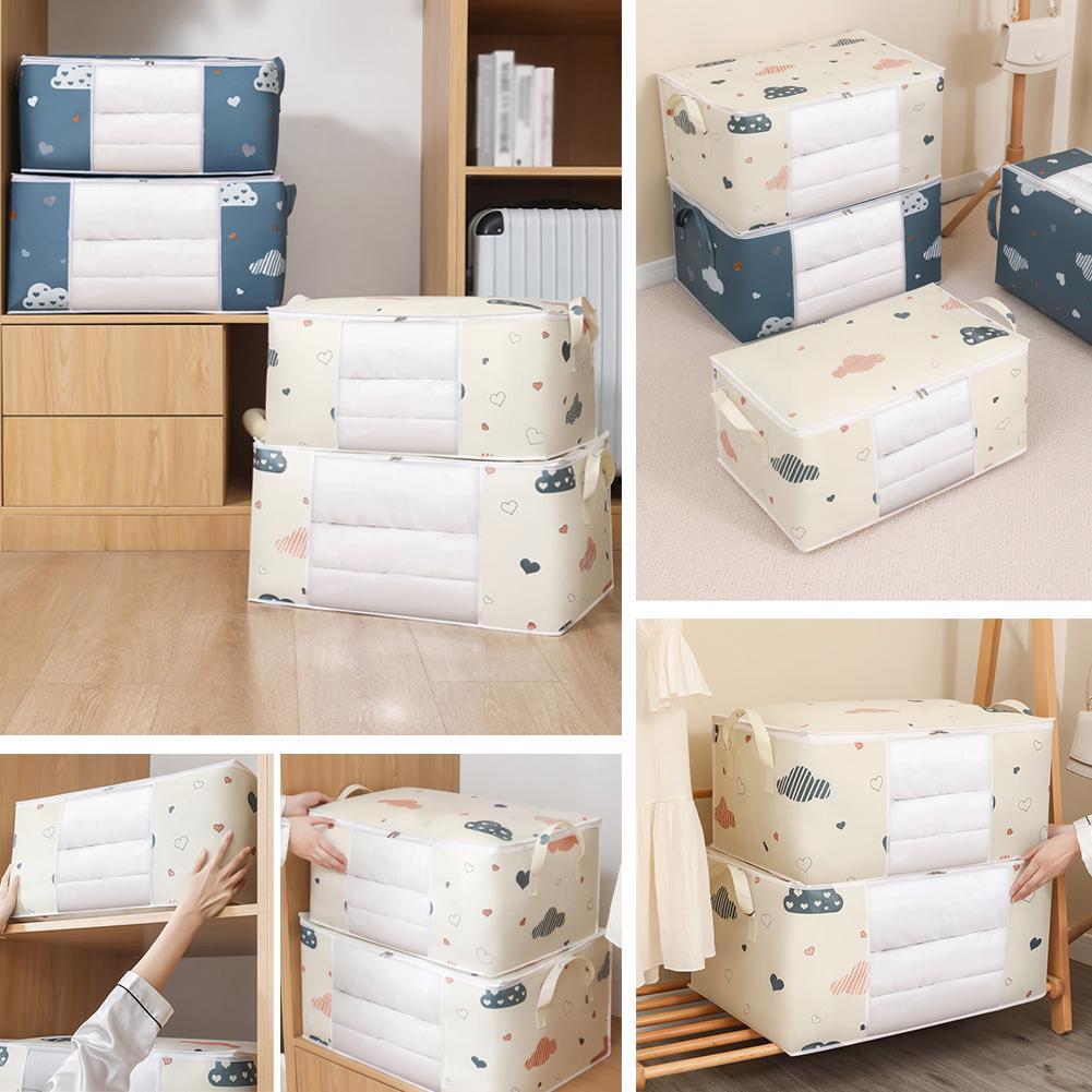 Clothes Storage Bag Large Capacity Organizer for Comforters Blanket Bedding🔥