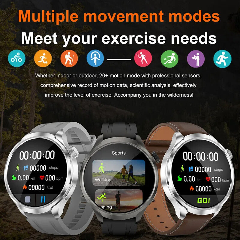 New HUAWEI GPS Sports smartwatch 1.85 AMOLED Screen Bluetooth Call SmartWatchs.
