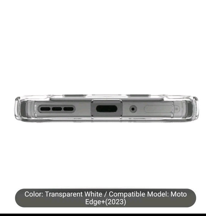 Avizar Case for Motorola Edge 40 Pro Shockproof bumper, Transparent