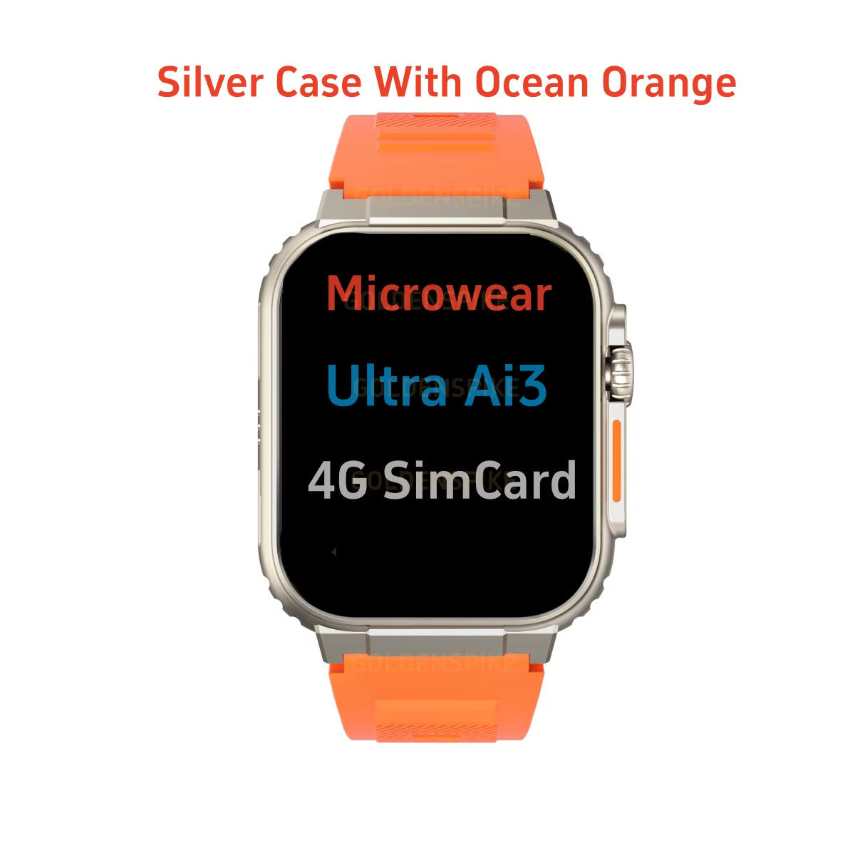 Microwear Ultra Ai3 5G Smartwatch – 2.29″ AMOLED, 180° Rotating Camera, 4G/5G
