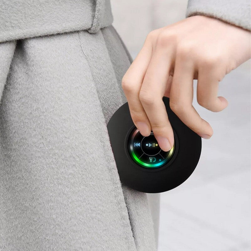 Waterproof Bluetooth Wireless Shower Speaker Bathroom Speaker LED Light Portable
