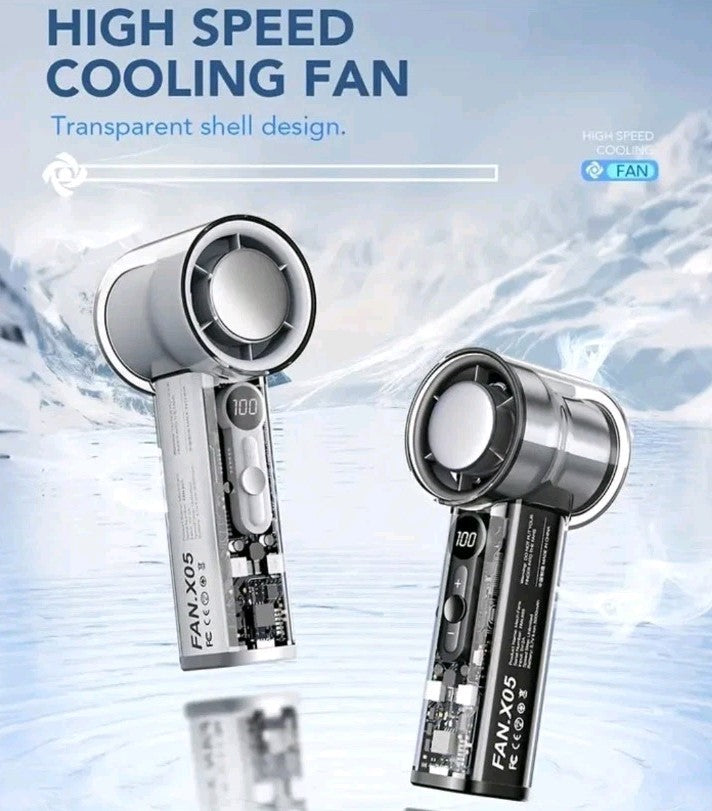 Modern Design Portable Turbo Fan with Intelligent Features for Hot Days Relief