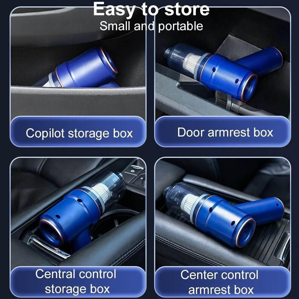 Lightweight Portable Vacuum Cleaner - 9000Pa Strong Suction Ideal for Cars