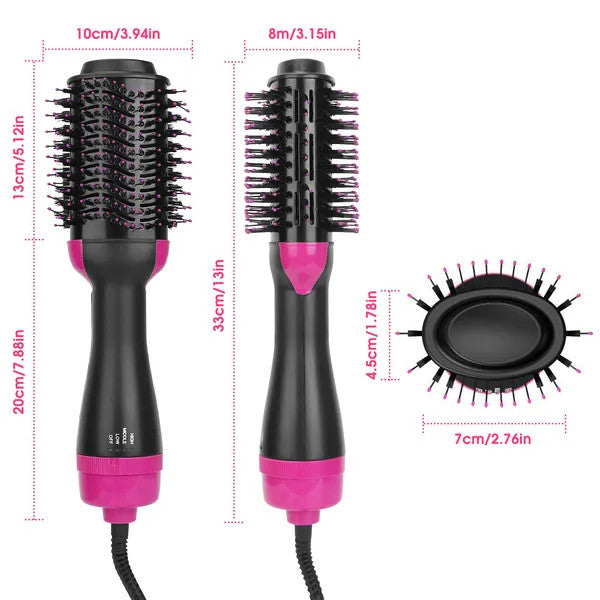 Hot Hair Brush 4 In 1 Hair Dryer Volumizer Brush Dryer Comb For Straightening Cu