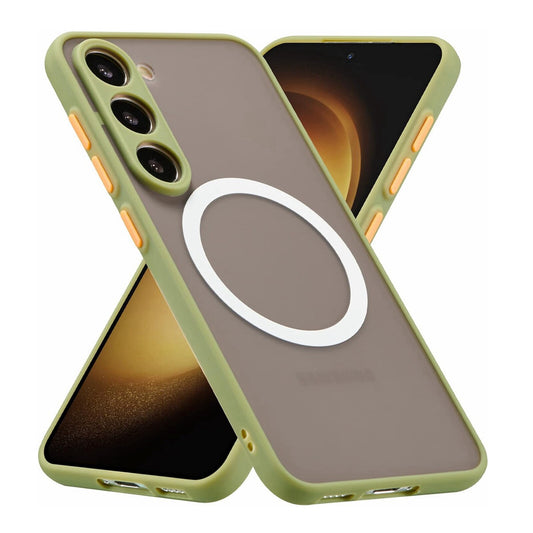 For Samsung Galaxy S25Ultra S24FE S23 Case Mag Safe Magnetic Frosted Phone Cover
