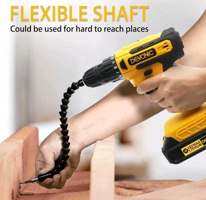 DEVONIC Cordless Drill Set,21V Electric Drill with 1 Lithium Battery and Charger