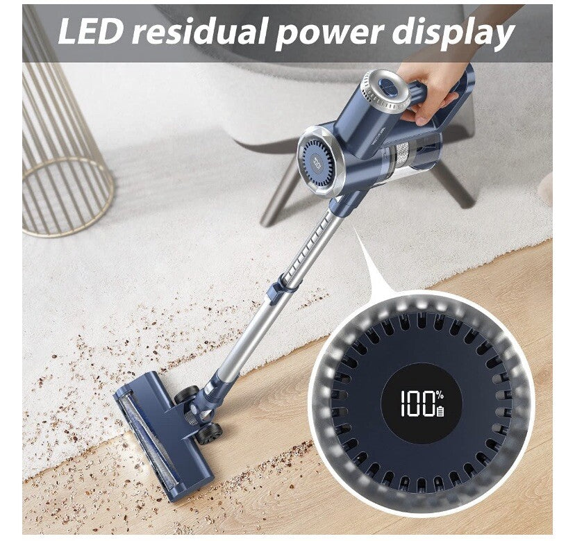 Prettycare Cordless Stick Vacuum Cleaner Lightweight for Carpet Floor Pet Hair