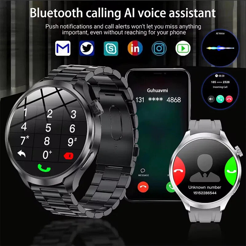 New HUAWEI GPS Sports smartwatch 1.85 AMOLED Screen Bluetooth Call SmartWatchs.