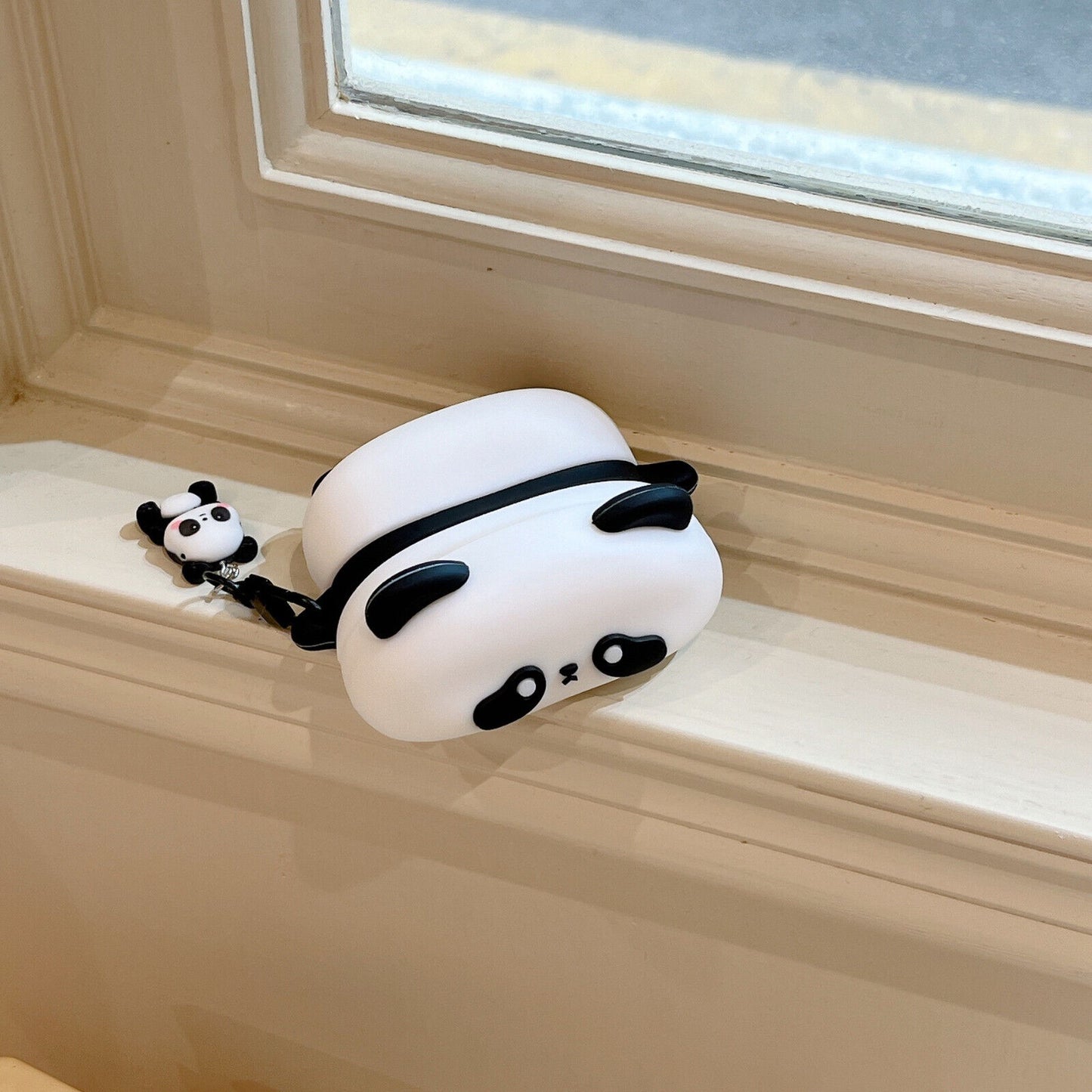 Panda Airpods Case For Apple Airpods 1 2Pro 3 4 Silicone Cute Cover with Charms