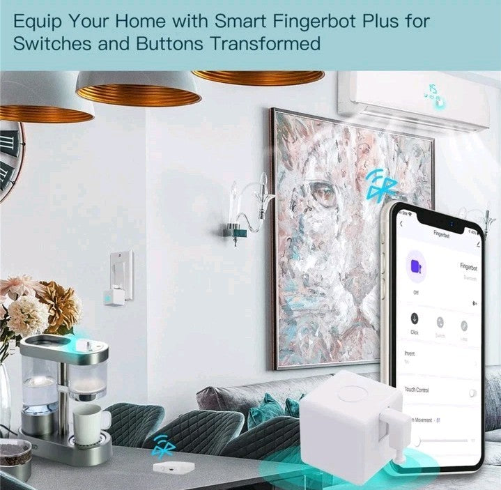 2PC Smart Fingerbot Button Pusher Intelligent Switch Control Hub