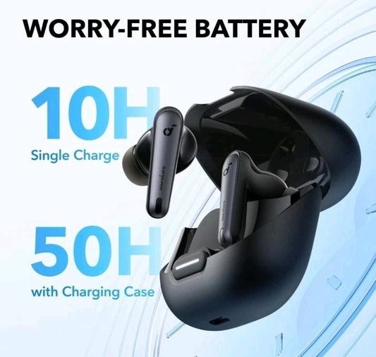 Soundcore Liberty 4 NC Wireless Earbuds Adaptive Noise Cancelling 50h Playtime