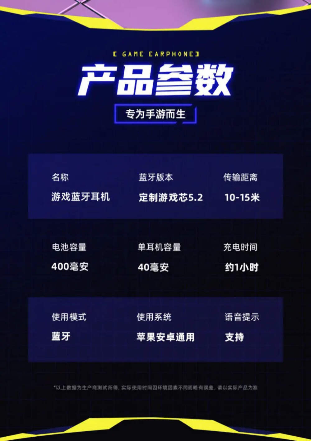 Original XIAOMI M10 Bluetooth Earphones Game Ear Earbud Wireless Headphone For W