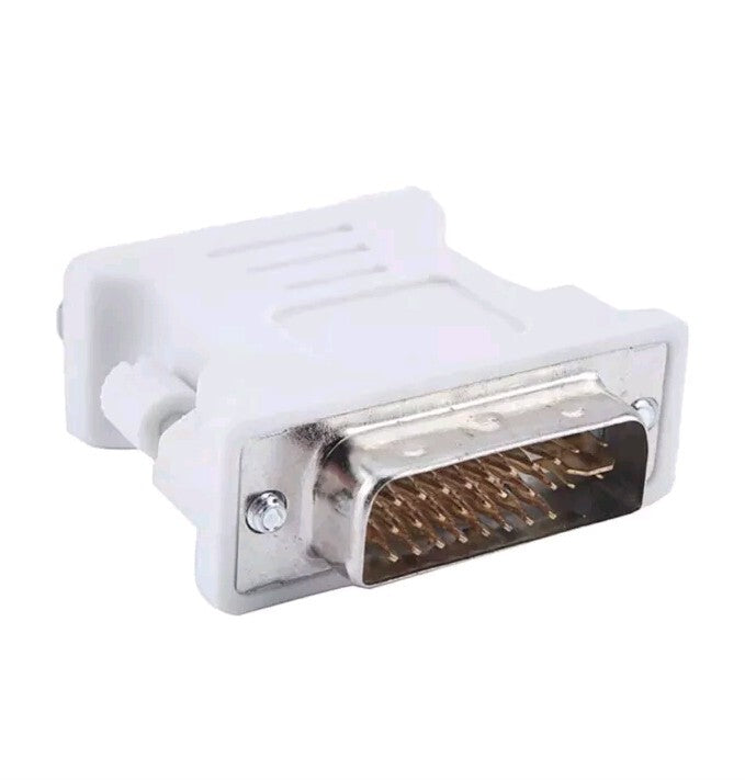 Brand New DVI DVI-I 24+5 Pin Male to VGA Female M-F Video Adaptor Converter