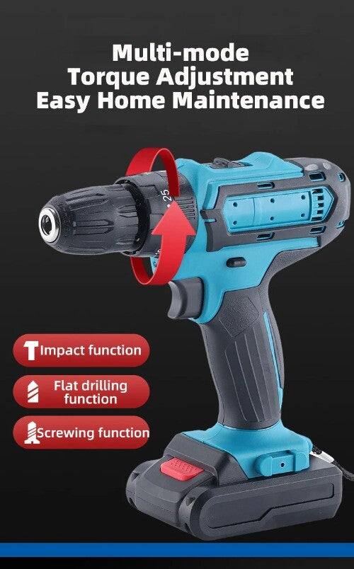 Electric Hand Drill Set Pistol Drill Electric Screwdriver Household Hand Drill