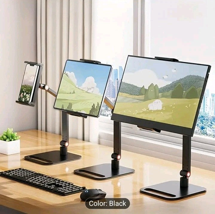 Rotating Portable Monitor Metal Stand Holder