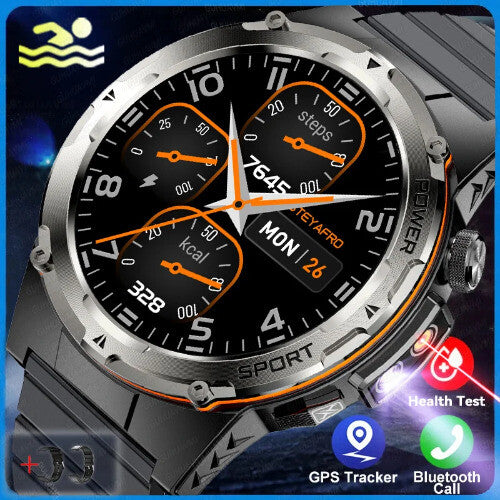 Smartwatch IP68 Outdoor Sport Watch Fitness Tracker Health Monitor BT Call