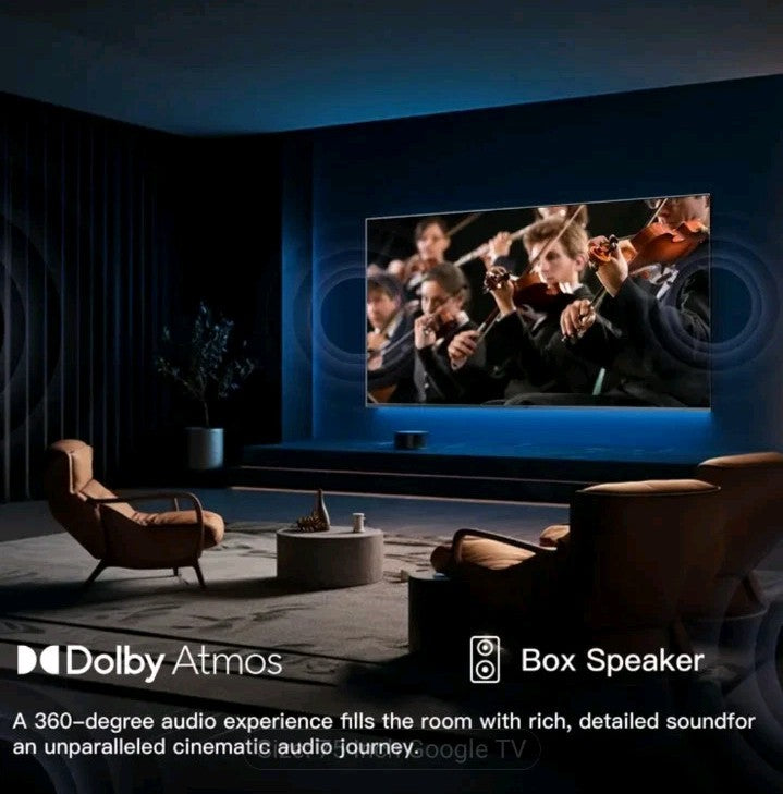 FPD 75 Inch Smart TV Google TV 4K UHD With Google Play Vision Atmos HDR 10