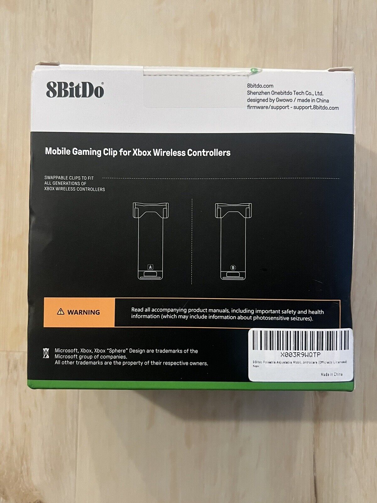 8Bitdo Mobile Gaming Clip for Xbox One Wireless and Elite Series Controllers