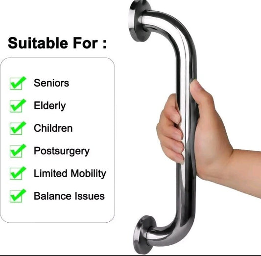 16" Bathroom Shower Grab Bar Handle Safety Hand Rail Support Bar Stainless Steel