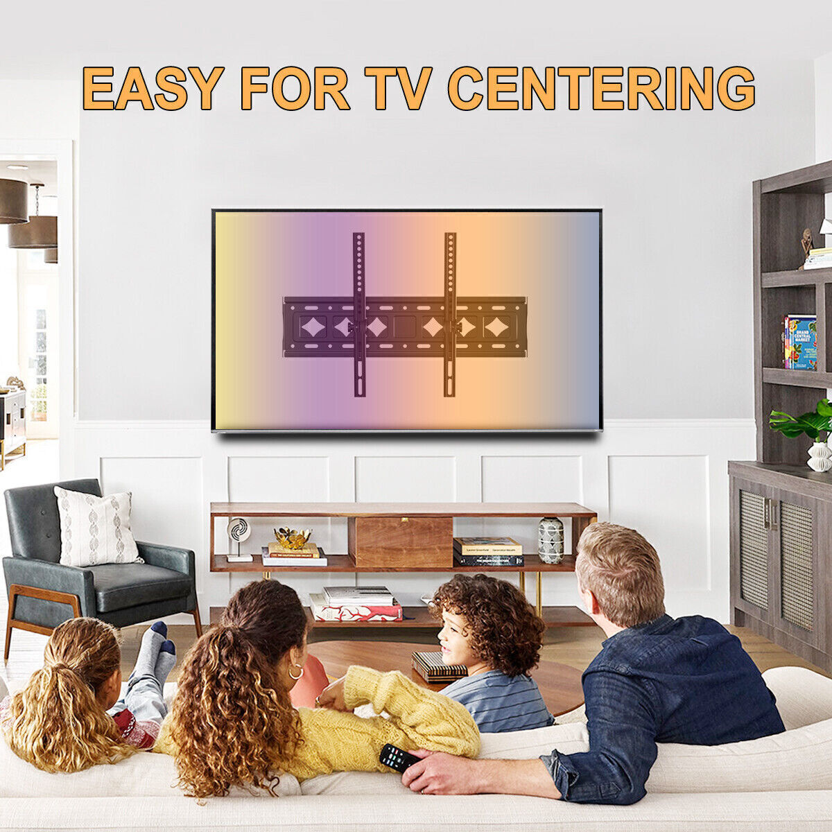 TV Wall Mount VESA Bracket Tilt for 32 42 43 46 47 50 52 55 60 65 70 75 inch New