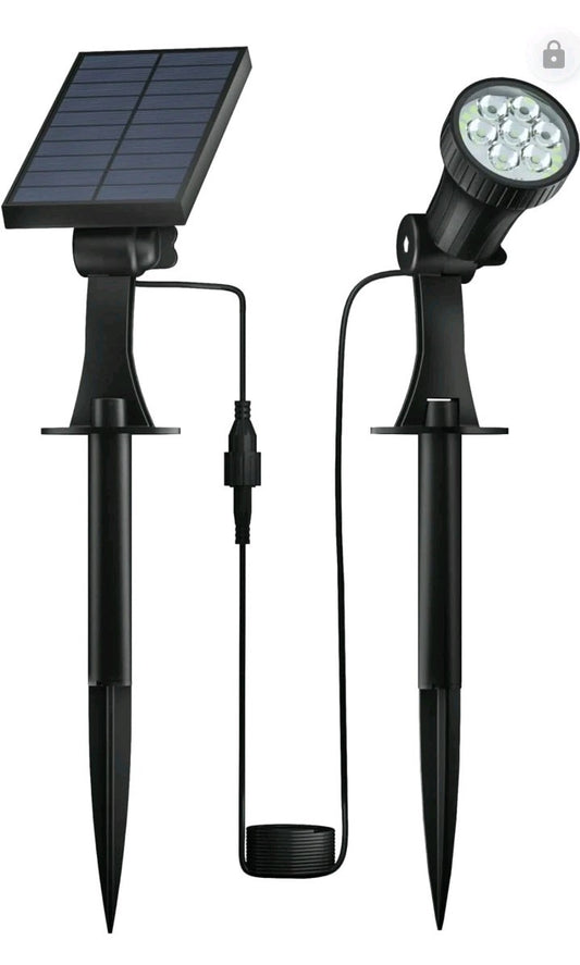 Solar Spot Lights Outdoor, Waterproof Landscape Lighting with Cable 3M,for,Ou...